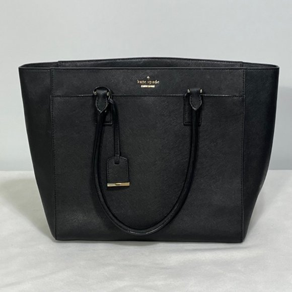 KATE SPADE Black Leather All-Day Tote Bag - Picture 6 of 16